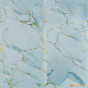 undefined-Vitrified Blue Floor and Wall Tile Code28611 (600x1200mm, Matt)