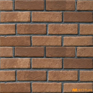 undefined-Vitrified Brick Wall Tile Code25376 (300x600mm, Matt)