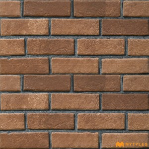 undefined-Vitrified Brick Wall Tile Code25376 (300x600mm, Matt)