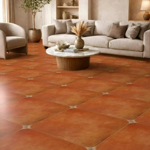 undefined-Porcelain Terracotta Octogonal Floor and Wall Tile Code35973 (600x600mm, Matt)