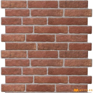 undefined-Ceramic Red Elevation Wall Tile Code34664 (310x560mm, Matt)