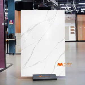 undefined-Vitrified White 15mm Slab Floor and Wall Tile Code37107 (1200x1800mm, Matt)