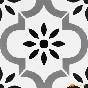 undefined-Ceramic White Moroccan Tile Code26577 (300x300mm, Matt)