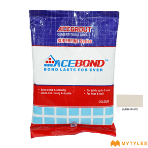 undefined-Acebond Cementitious Grout ( 1kg, Ultra White)