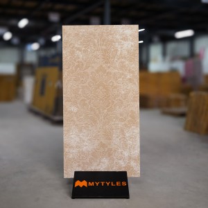 undefined-Imported Cream Ceramic Wall Tile Code32690 (600x1200mm, Matt)