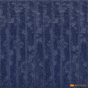 undefined-Imported Blue Subway Wall Tile Code30467 (50x500mm, Glossy)