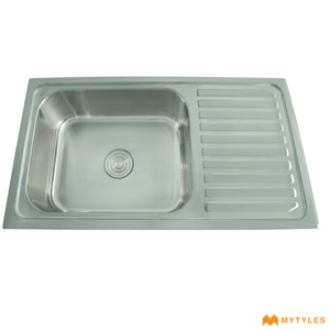 undefined-Futura Kitchen Sink - Dura Single Bowl With Drain Code14170 (36x20x8 Inch)