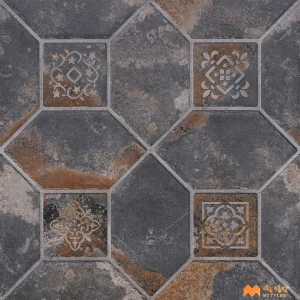 undefined-Vitrified Gray Digital Parking Floor and Wall Tile Code36866 (400x400mm, Matt)