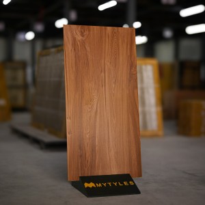undefined-Vitrified Brown Wooden Floor and Wall Tile Code23888 (600x1200mm, Matt)