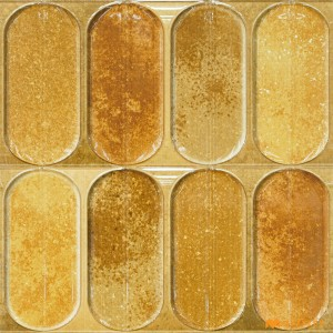 undefined-Ceramic Yellow Textured Wall Tile Code31439 (300x300mm, Glossy)