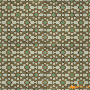 undefined-Vitrified Moroccan Tile Code19064 (300x300mm, Metallic)