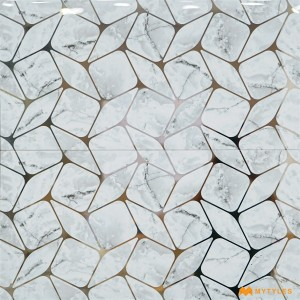 undefined-Ceramic Grey Highlighter Wall Tile Code28661 (300x600mm, High Glossy)