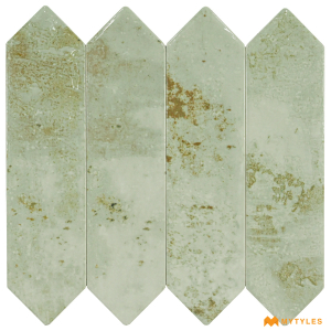 undefined-White Picket Subway Wall Tile Code24987 (75x300mm, Glossy)