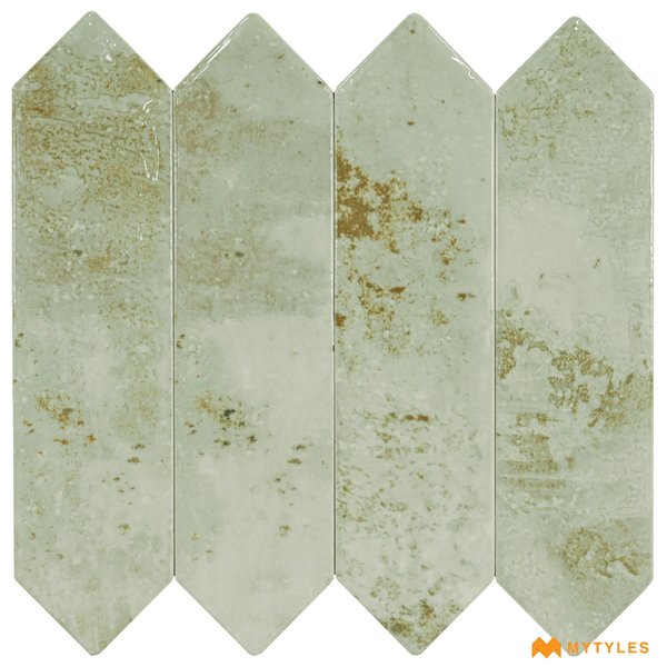 Subway Tiles-White Picket Subway Wall Tile Code24987 (75x300mm, Glossy)