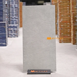 undefined-Vitrified Gray Floor and Wall Tile Code37547 (600x1200mm, Matt)