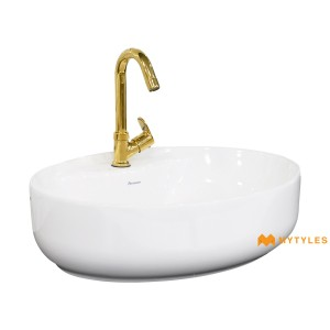 undefined-Parryware Ceramic White Wash Basin Code35016 (400x540mm, Glossy)-Inslim 540