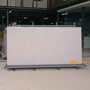 undefined-Half White Full Body Vitrified Floor and Wall Tile Code35388 (1200x2400mm, Matt)