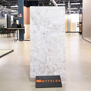 undefined-Vitrified White Floor and Wall Tile Code37040 (600x1200mm, Glossy)