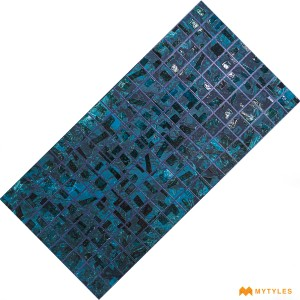 undefined-Vitrified Blue Floor and Wall Tile Code30641 (600x1200mm, Matt/Glossy)