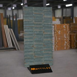 undefined-Vitrified Green Textured Floor and Wall Tile Code33770(600x1200mm, Carving Matt)