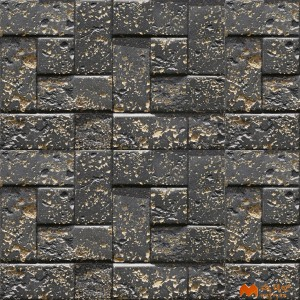 undefined-Ceramic Gray Elevation Wall Tile Code37670 (300x450mm, Sugar)
