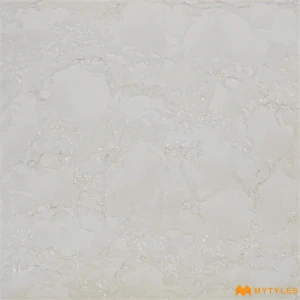 undefined-Cream Double Charge Vitrified Floor and Wall Tile Code38871 (600x600mm, Glossy)