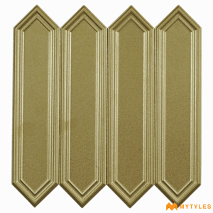 undefined-Imported Ceramic Wall Tile Code23778 (65x250mm, Metallic)