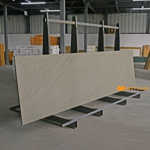 undefined-Vitrified Grey Slab Floor and Wall Tile Code29233 (790x3000x15mm, Matt)