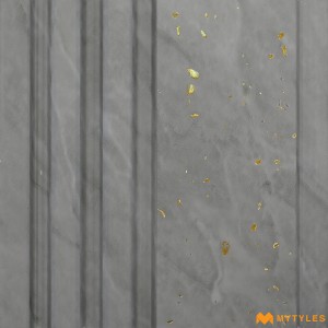 undefined-Gray Louver Wall Panels Code34699 (125x2400mm, Matt)