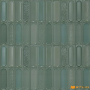 undefined-Ceramic Olive Textured Wall Tile Code35919 (300x600mm, Matt)