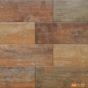 undefined-Vitrified Brown Digital Parking Floor and Wall Tile Code36550 (400x400mm, Matt)