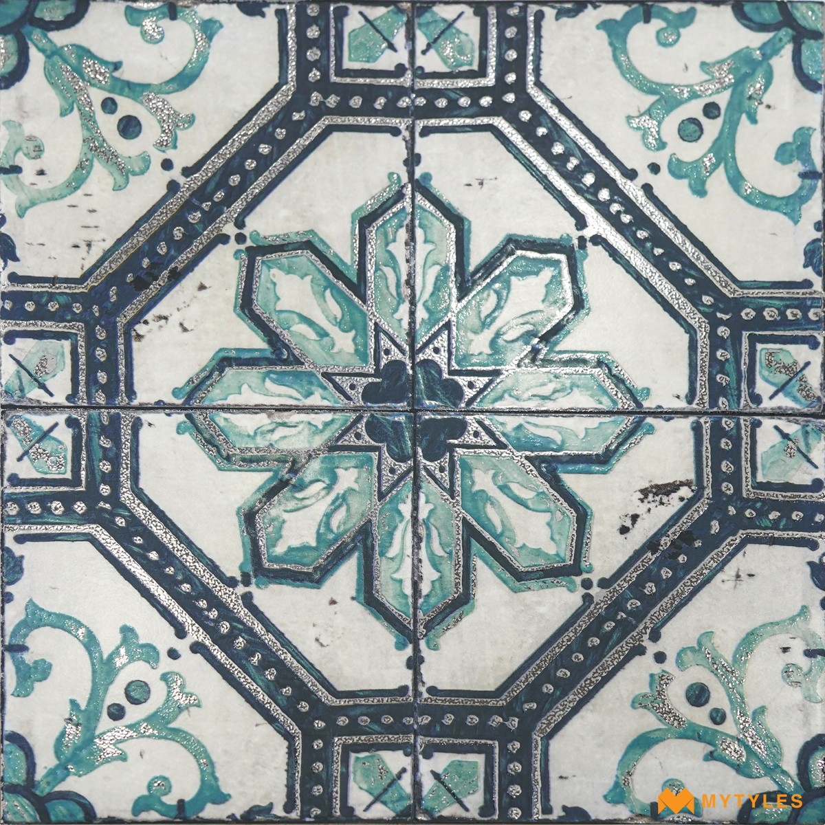 Buy 1x1 Feet Moroccan Wall & Floor Tile Online