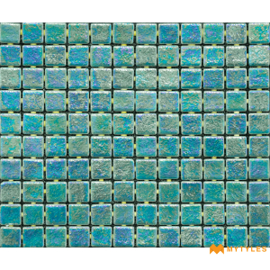 undefined-Imported Glass Mosaic Wall Tile Code26177 (312x495mm, Metallic)