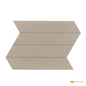 undefined-Vitrified Gray Wooden Floor and Wall Tile Code32817 (80x450mm, Matt)