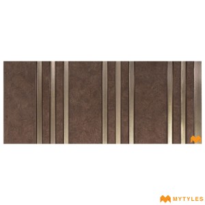 undefined-Brown Louver Wall Panels Code34877 (1Feetx8Feet, Matt)