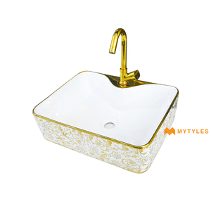 undefined-Ceramic Designer Wash Basin Code14261 (370x490x120mm, Glossy)-8057 CSG