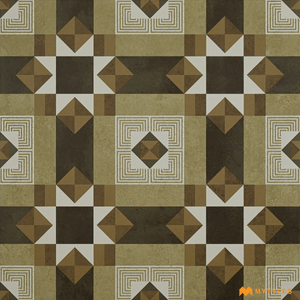 undefined-Vitrified Moroccan Tile Code20706 (600x600mm, Matt)