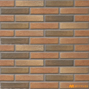 undefined-Ceramic Brown Elevation Wall Tile Code22849 (300x600mm, Matt)