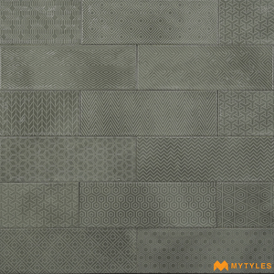 undefined-Ceramic Subway Wall Tile Code1174 (100x300mm, Glossy)