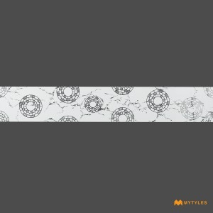 undefined-Vitrified White Highlighter Wall Tile Code31519 (195x1200mm, Glossy)