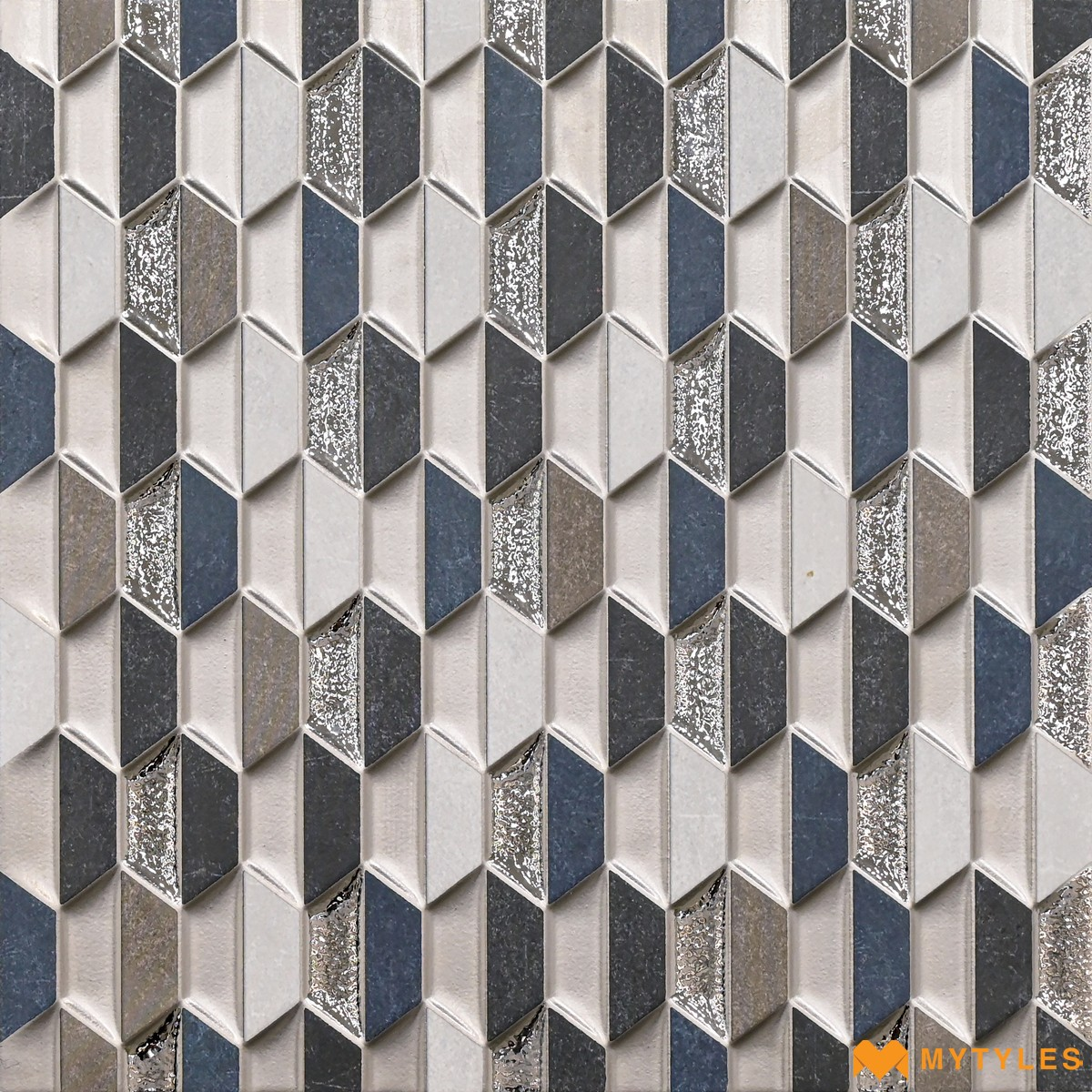 Buy 12x12 Inch Ceramic Metallic Tile code34505 Online | Mytyles