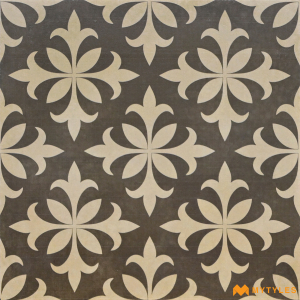 undefined-Vitrified Brown Moroccan Floor and Wall Tile Code27328 (300x300mm, Matt)