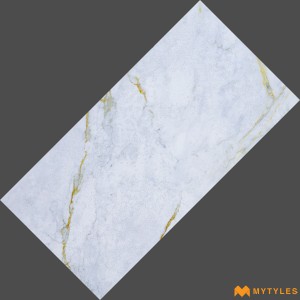 undefined-Vitrified White Floor and Wall Tile Code30609 (600x1200mm, Matt)