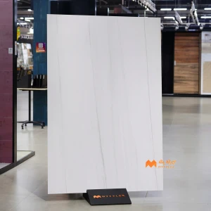undefined-Vitrified Off-White Slab Floor and Wall Tile Code37292 (1200x1800mm, Matt)