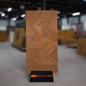 undefined-Vitrified Brown Floor and Wall Tile Code32648 (600x1200mm, Matt)
