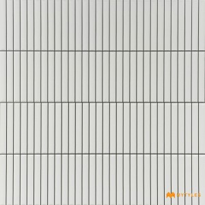 undefined-Ceramic White Kitkat Wall Tile Code31705 (300x600mm, Matt)