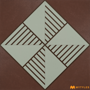 undefined-Vitrified Moroccan Tile Code18951 (300x300mm, Matt)