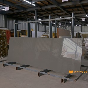 undefined-Full Body Vitrified Gray Slab Floor and Wall Tile Code33473 (800x2400mm, Glossy)