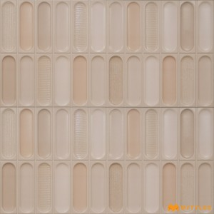 undefined-Ceramic Beige Textured Wall Tile Code35916 (300x600mm, Matt)