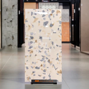 undefined-Vitrified Brown Floor and Wall Tile Code37504 (600x1200mm, Glossy)